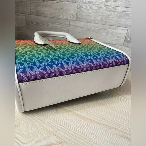 Michael Kors XS Rainbow Mirella Crossbody - Picture 5 of 10